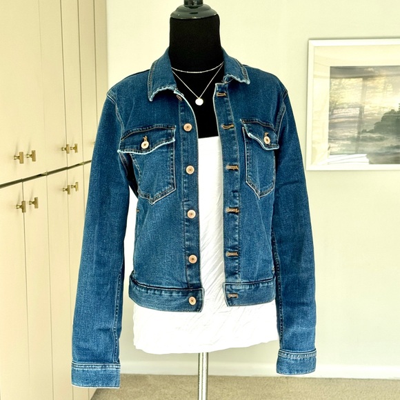 NWOT J. Crew Factory Classic Denim Jacket - Picture 2 of 7
